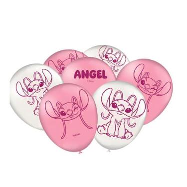 Imagem de Balão Redondo Angel Stitch 9" 25 Unid. - Festcolor