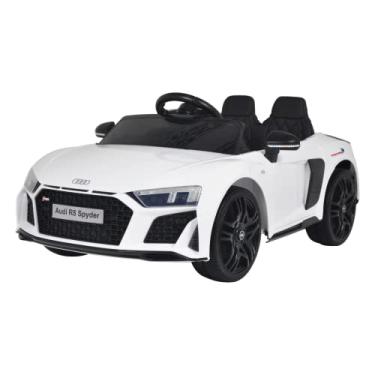 Imagem de Mini Carro Elétrico Audi R8 Spyder 12V Branco, Importway