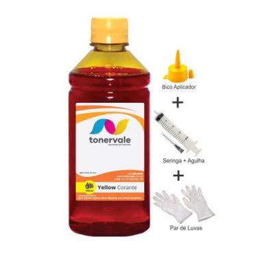 Imagem de Tinta Para Canon MG7510 CLI-151 Yellow 500ml Linha Platinum - Toner Va