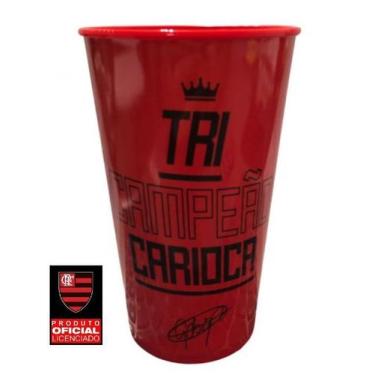 Imagem de Copo Plastico Gabigol Tri Carioca Oficial 550ml Flamengo - ATACADÃO DO