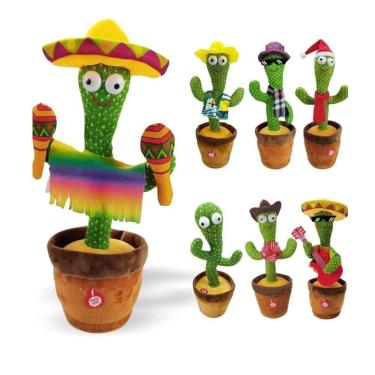 Imagem de Cacto Dançante E Falante Toca Música Repete A Fala Brinquedo