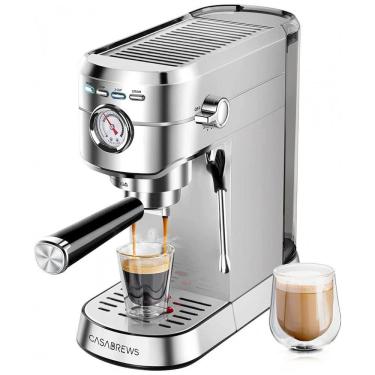 Imagem de Máquina de Café Expresso com Bocal de Leite, 110V, CASABREWS, Prata