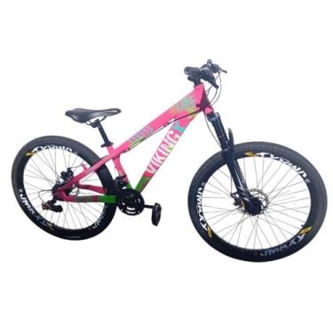 Imagem de Bicicleta Aro 26 Vikingx Tuff 25 Pneu 21 Velocidades Slk Balão Preto F