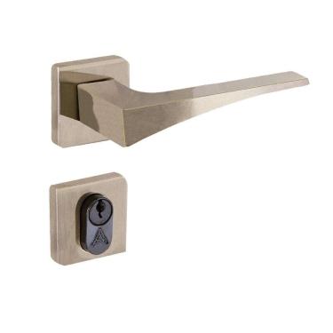 Imagem de Fechadura Entrada Roseta S4cm Latonado Maxx Aliança