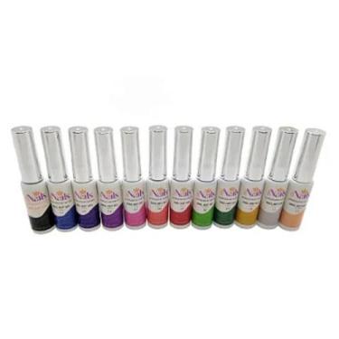 Imagem de Esmaltes Nails Art Gel 12ml (c/Anvisa) Cores Variadas - King Nails, 08