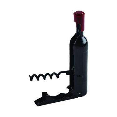 Imagem de Saca Rolhas Abridor De Garrafas Metal Em Formato De Vinho - Clink