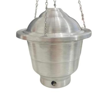 Imagem de Turibulo Tamanho Grande Defumador Incensário Aluminio