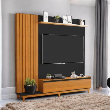 Imagem de Painel TV Grande 65 Polegadas Ripado Jakarta Luapa Moveis