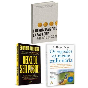 Imagem de Kit 3livros, Deixe de Ser Pobre + O Homem Mais Rico da Babilônia + Os 