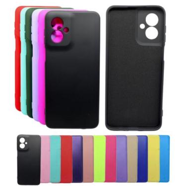 Imagem de Capa Aveludada Proteção Capinha Para Moto G55 Silicone - Mustangshop, 