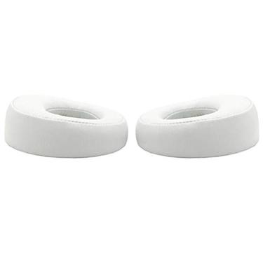 Imagem de Almofadas de substituição para fones de ouvido com bojo para Sony PS3 PS4 Gold Wireless PlayStation 3 Playstation 4 CECHYA-0083 estéreo 7.1 fones de ouvido virtuais surround, Branco