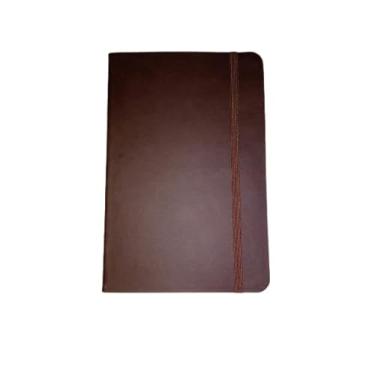 Imagem de Caderno de Desenho 21x14 Cm com Ou sem Linha(Com Pauta (Para escrever),Marrom)