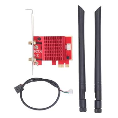 Imagem de Adaptador de rede de rede sem fio PCIE WIFI 8774MBPS TRI BAND GIGABIT para PC para desktop