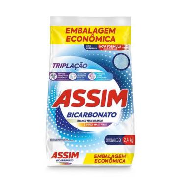 Imagem de Lava Roupas Pó Assim Triplaçao Emb. Econômica 2,4kg