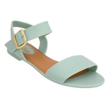 Imagem de Sandalia Feminina Fivel Rasteirinha Antiderrapante Chinelo com Fivela 