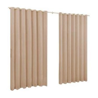 Imagem de Cortina roma 200x140 sala quarto escritório decoração parede caqui - E