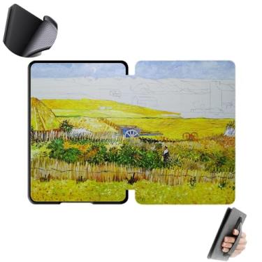 Imagem de GUKSRASO Capa para 7" Kindle Paperwhite 12ª Geração (2024)/Colorsoft Signature Edition - Painel Traseiro em TPU com Função de Suspensão/Ativação Automática, Alça de Mão