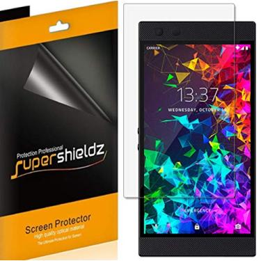 Imagem de Supershieldz (Pacote com 6) Protetor de tela projetado para (Razer Phone 2), escudo transparente de alta definição (PET)