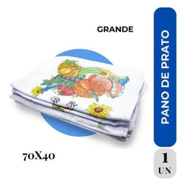 Imagem de 2X Pano De Prato Pé De Galinha Tati Estampado  1 Un C