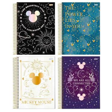 Imagem de Caderno espiral univ 1x1 80fls mickey arts magic 7713025 - JANDAIA, 3
