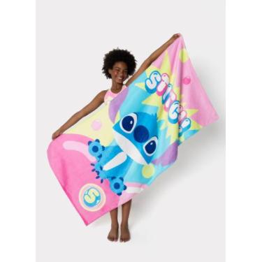 Imagem de Toalha de Praia Menina Stitch AZUL - PUKET