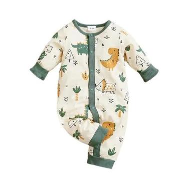 Imagem de Macacão De Manga Comprida Para Bebês Recém-nascidos, Meninos E Meninas