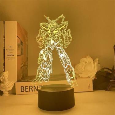 Imagem de Luz noturna LED 3D que muda de cor para crianças com base - Yiweisai
