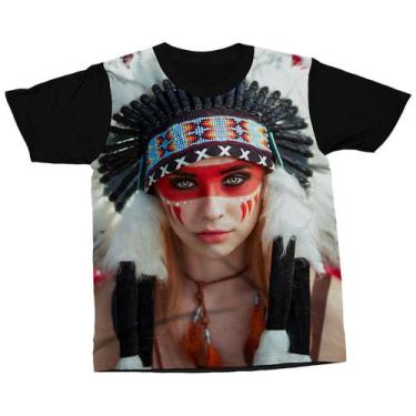 Imagem de Camiseta Índia Camisa Indígena Tribal - Darkwood