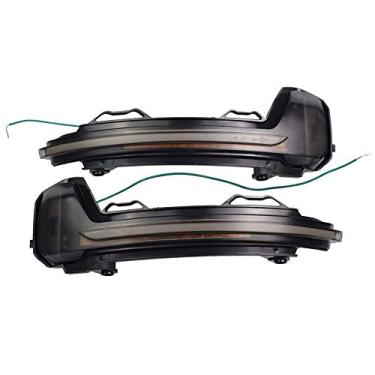 Imagem de Luzes de seta de pisca de luz de seta dinâmica LED pisca para VW Tiguan MK2 2017-2019, azul-amarelo