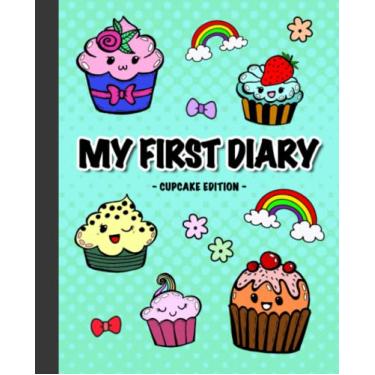 Imagem de My First Diary: Edição de cupcake, desenhar e escrever diário para crianças de 6 a 8 anos (minha primeira série diária)