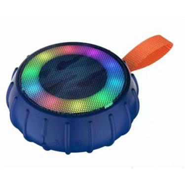 Imagem de Caixa De Som Bluetooth Led Sd 8w Recarregável Prova Dagua Com Radio - 