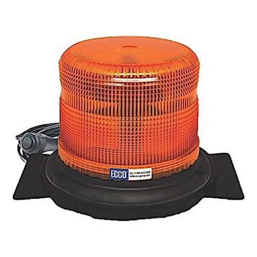 Imagem de Farol LED: Pulse II, perfil baixo, 12-48VDC, 11 padrões de flash, fita de ligação alta, âmbar