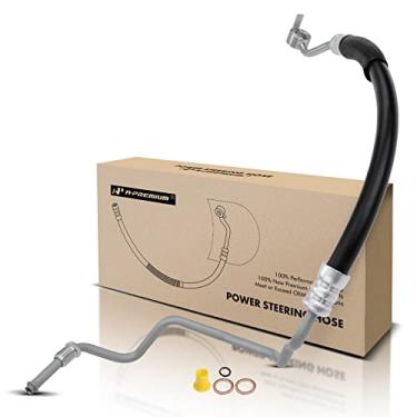 Imagem de A-Premium Mangueira de direção hidráulica mangueira de pressão conjunto de linha compatível com Isuzu Axiom Rodeo 2002-2004 Rodeo Sport 2002-2003 bomba para engrenagem/pinhão de cremalheira