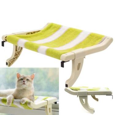 Imagem de Cama Suspensa Gato Pet Felinos Janela Vista Panoramica 360 Ajustavel A