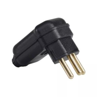 Imagem de Plugue Desmontável 2P + T 90 20A Com Prensa Cabos Preto MarGirius