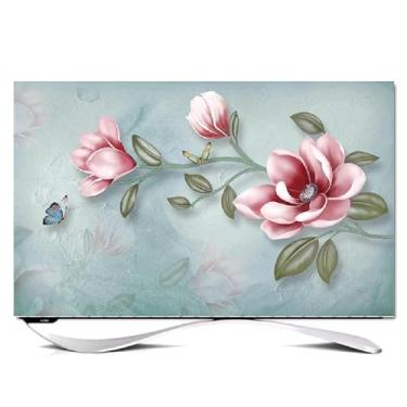 Imagem de Capa protetora de tela para TV/PC TV multitamanho monitor de computador capa contra poeira quarto sala de estar arte decoração (tamanho: 32~215.9 cm)-Tipo 02||40-43 polegadas