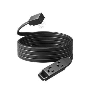 Imagem de Cabo de extensão DEWENWILS 15FT Flat Plug 13A/125V/1625W preto