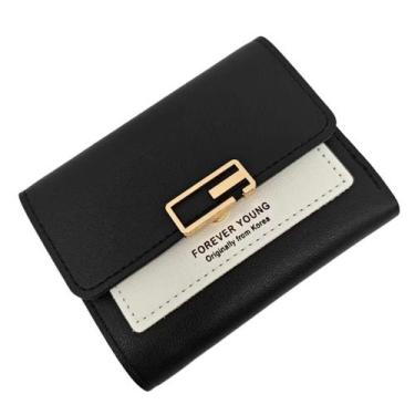 Imagem de Carteira  Feminina material sintético para Notas, Identidades, Moedas 