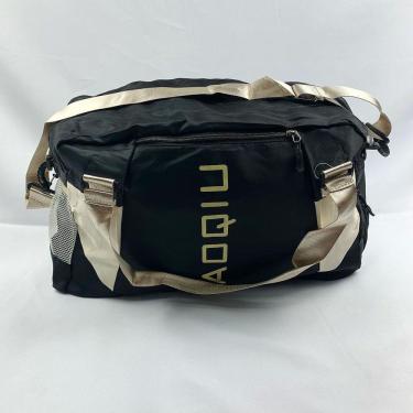 Imagem de Nova Bolsa De Viagem Feminina Bolsa Grande Saco De Esportes Ombro Yoga Saco Fitness preto