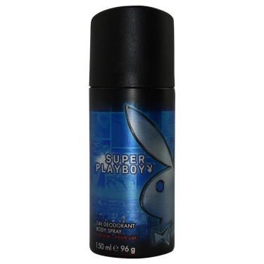 Imagem de Água de Cheiro Masculina Playboy Super Spray Corporal 150ml