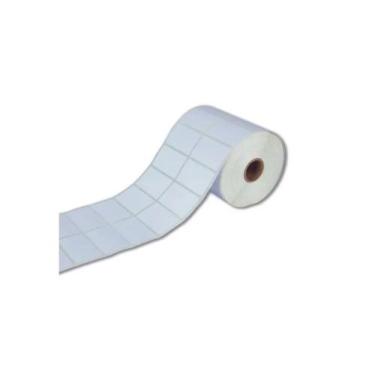 Imagem de Etiqueta Couche Adesiva 50x25 (mm) 2 Colunas Branca - RPrint Etiquetas