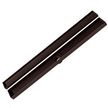Imagem de Ralo Oculto Linear De Embutir 5x50 Para Porcelanato Marrom