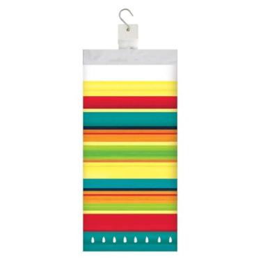 Imagem de Creative Converting Toalha de mesa de plástico, 137 x 259 cm, multicolorida