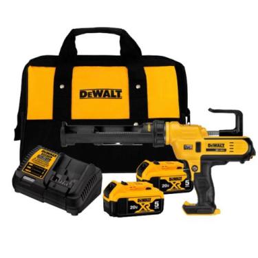 Imagem de Pistola De Silicone 2 Baterias 20V 5ah DCE560B Bivolt + Bolsa - Dewalt