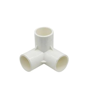 Imagem de 1 peça de diâmetro interno 20 mm 3 vias/4 vias/5 vias conector de PVC tridimensional acessórios para tubos de abastecimento de água conectores iguais junta (tamanho único)