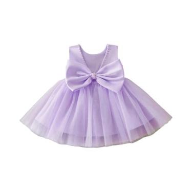 Imagem de Vestido De Festa Floral Para Menina Bebê, Moda Fofa, Luxuosa, Casual, 