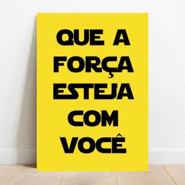 Imagem de Placa Decorativa Star Frase - TaColado, 15x21cm