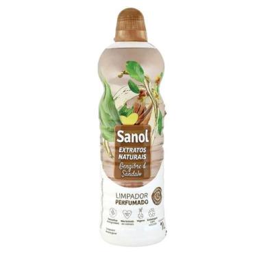 Imagem de Limpador perfumado sanol extratos naturais gengibre e sandalo 1l 4729