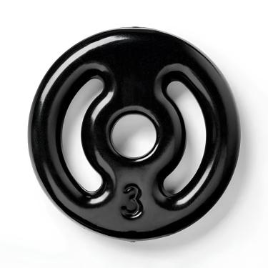 Imagem de Anilha Revestida 3kg com Revestimento em PVC Anti-Oxidação e Anti-Escorregamento Iniciativa Fitness 3KG