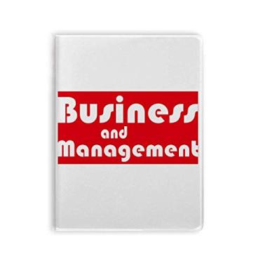 Imagem de Diário de capa macia para pasta de pasta vermelha Major Business And Management
